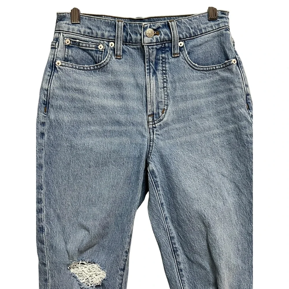 Madewell Perfect‎ Vintage Jeans Womens 25 Light Wash High-Rise Straight